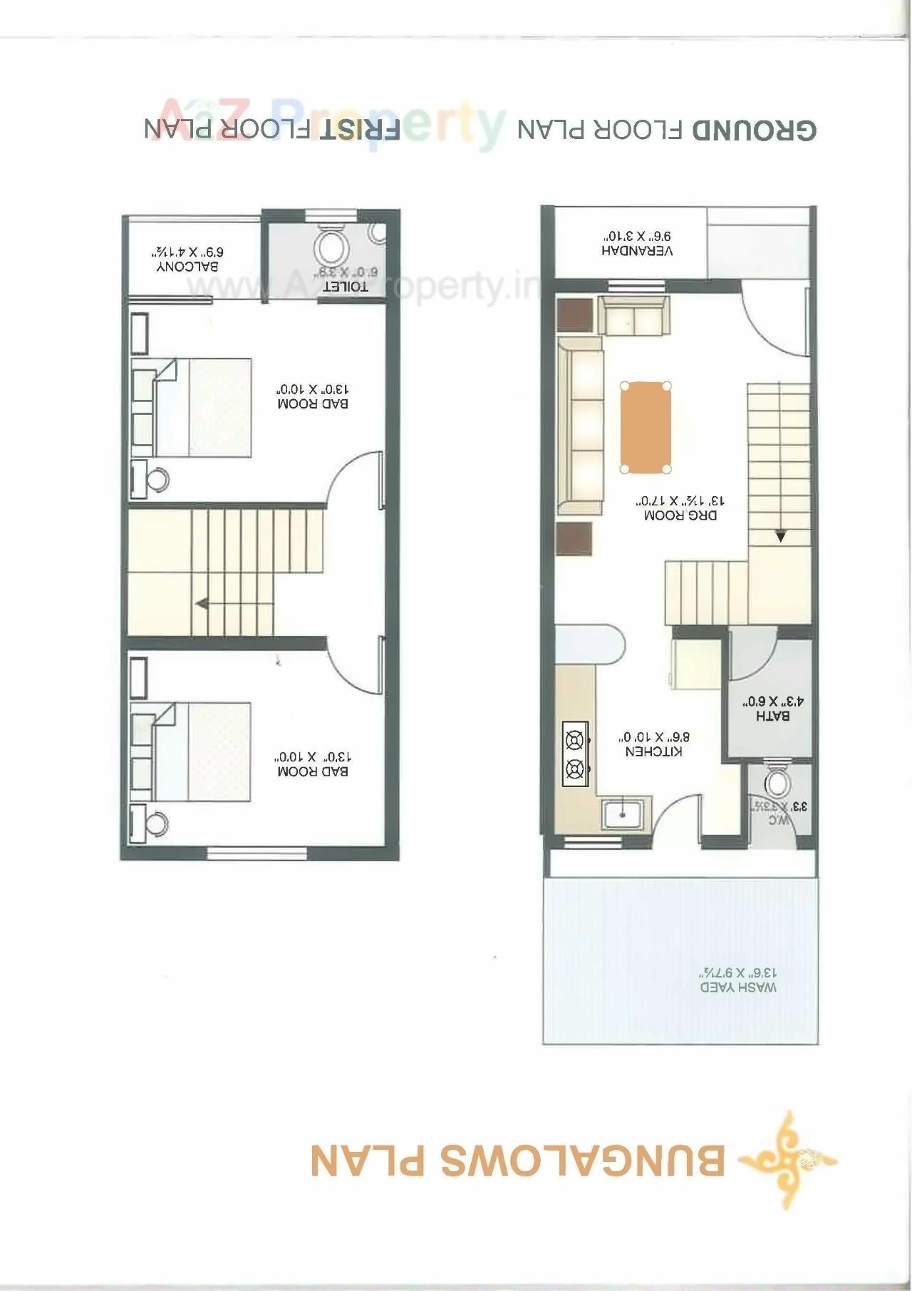 Layout of real estate project Satyam Bunglows located at Mahemdavad, Kheda, Gujarat