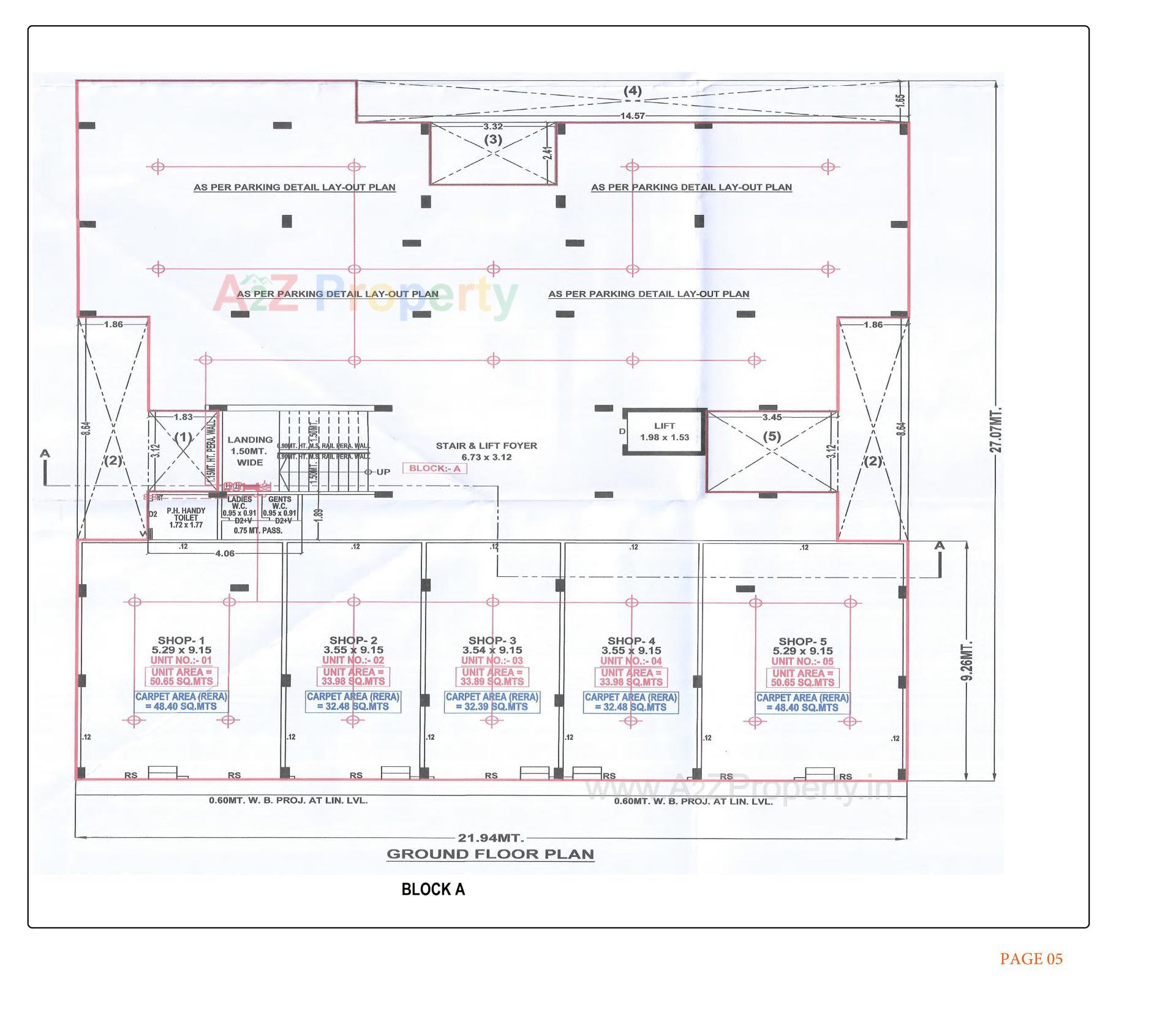 Layout of real estate project Shree Yogikrupa Avenue located at Mahemdabad, Kheda, Gujarat