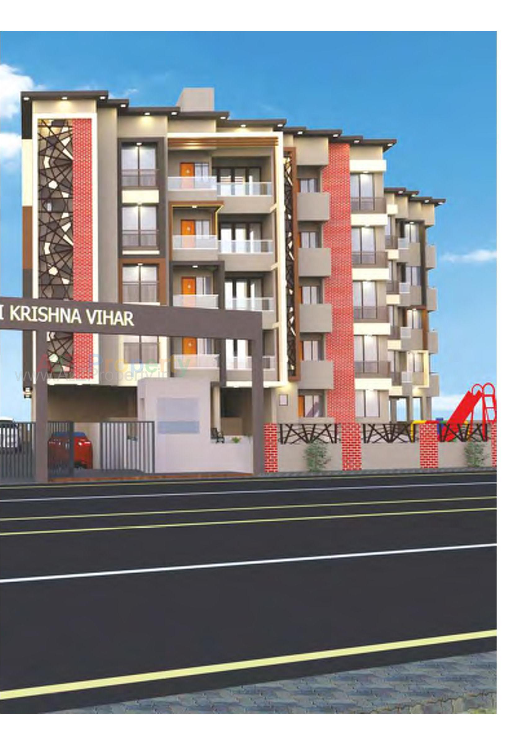 3D Elevation of real estate project Shreeji Krishna Vihar located at Mahemdabad, Kheda, Gujarat