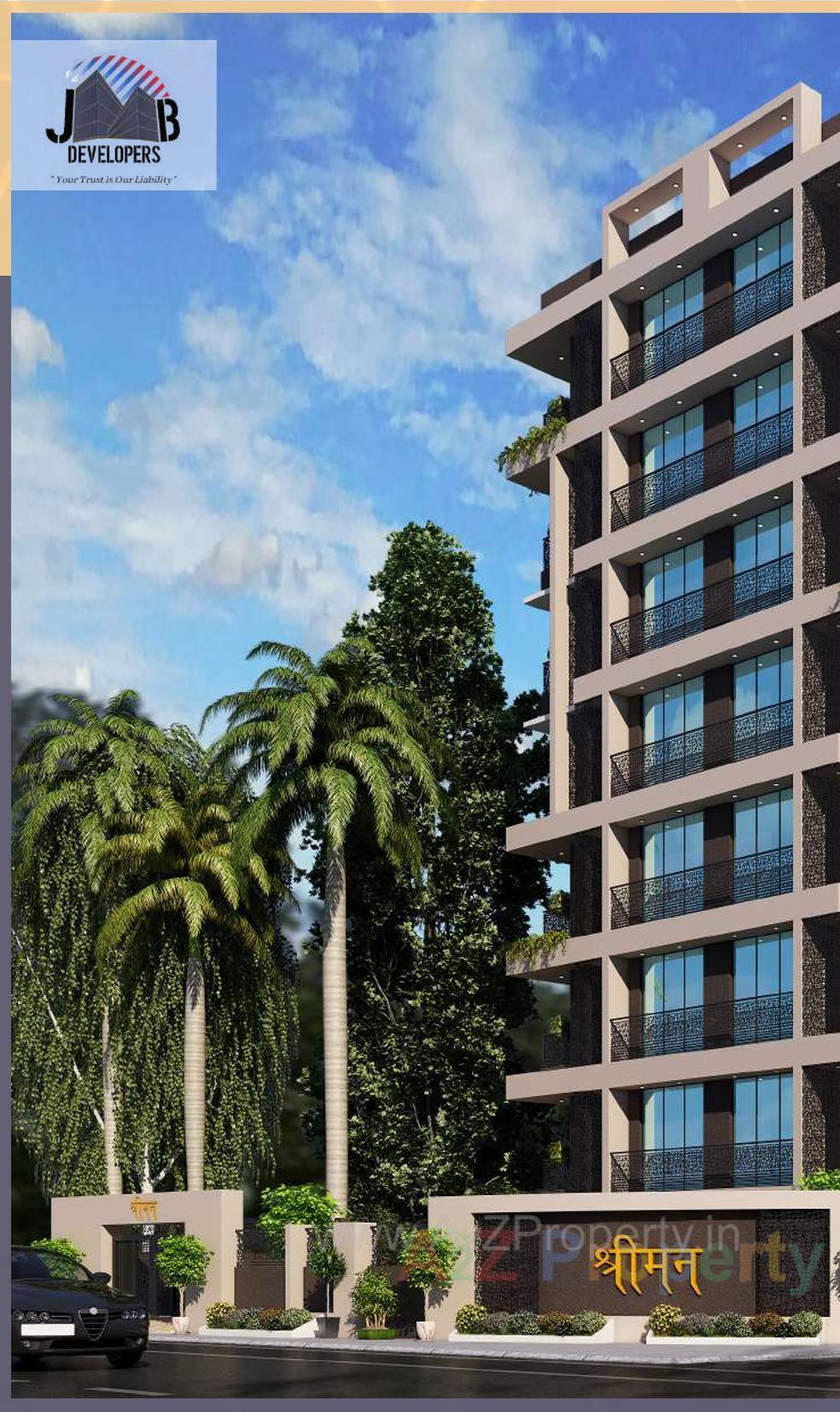 3D Elevation of real estate project Shrimun located at Nadiad, Kheda, Gujarat