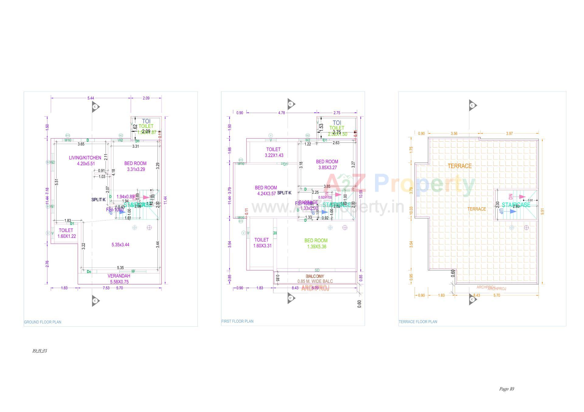 Layout of real estate project Shubh Residency located at Nadiad, Kheda, Gujarat