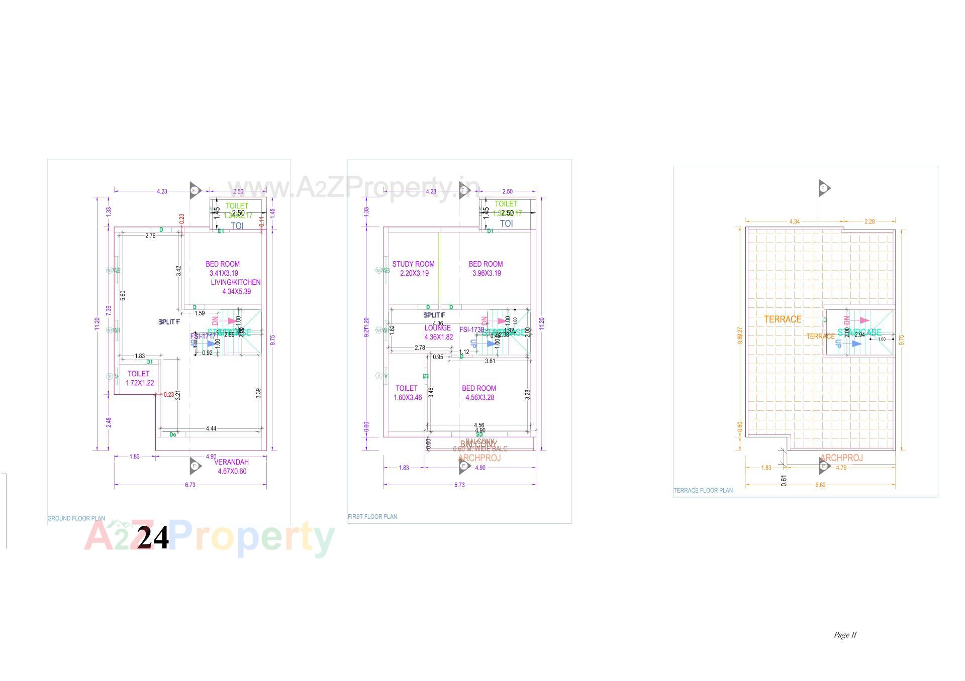 Layout of real estate project Shubh Residency located at Nadiad, Kheda, Gujarat