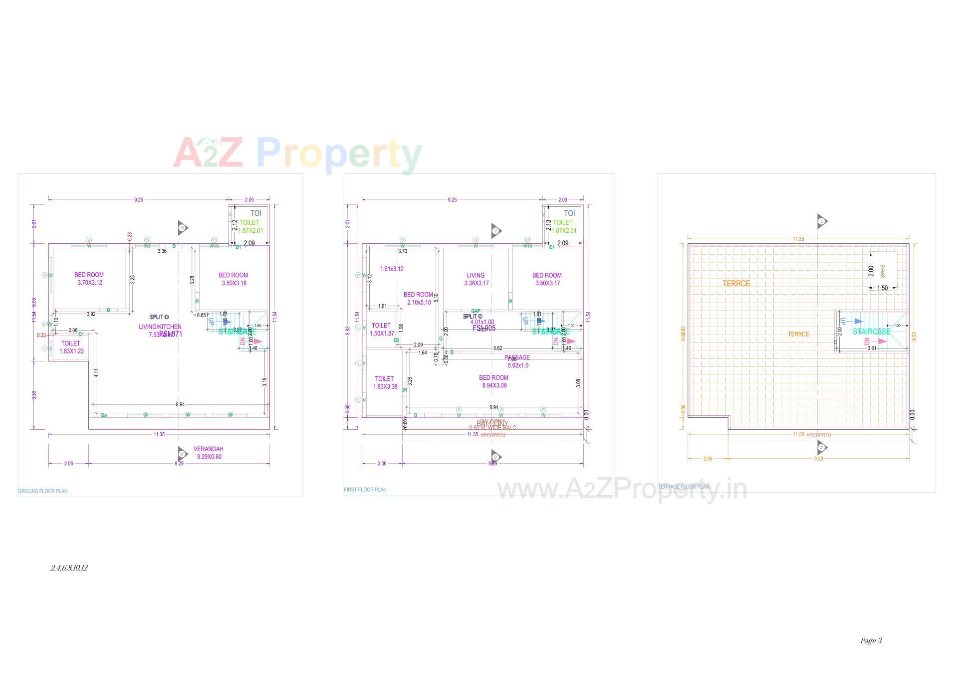 Layout of real estate project Shubh Residency located at Nadiad, Kheda, Gujarat