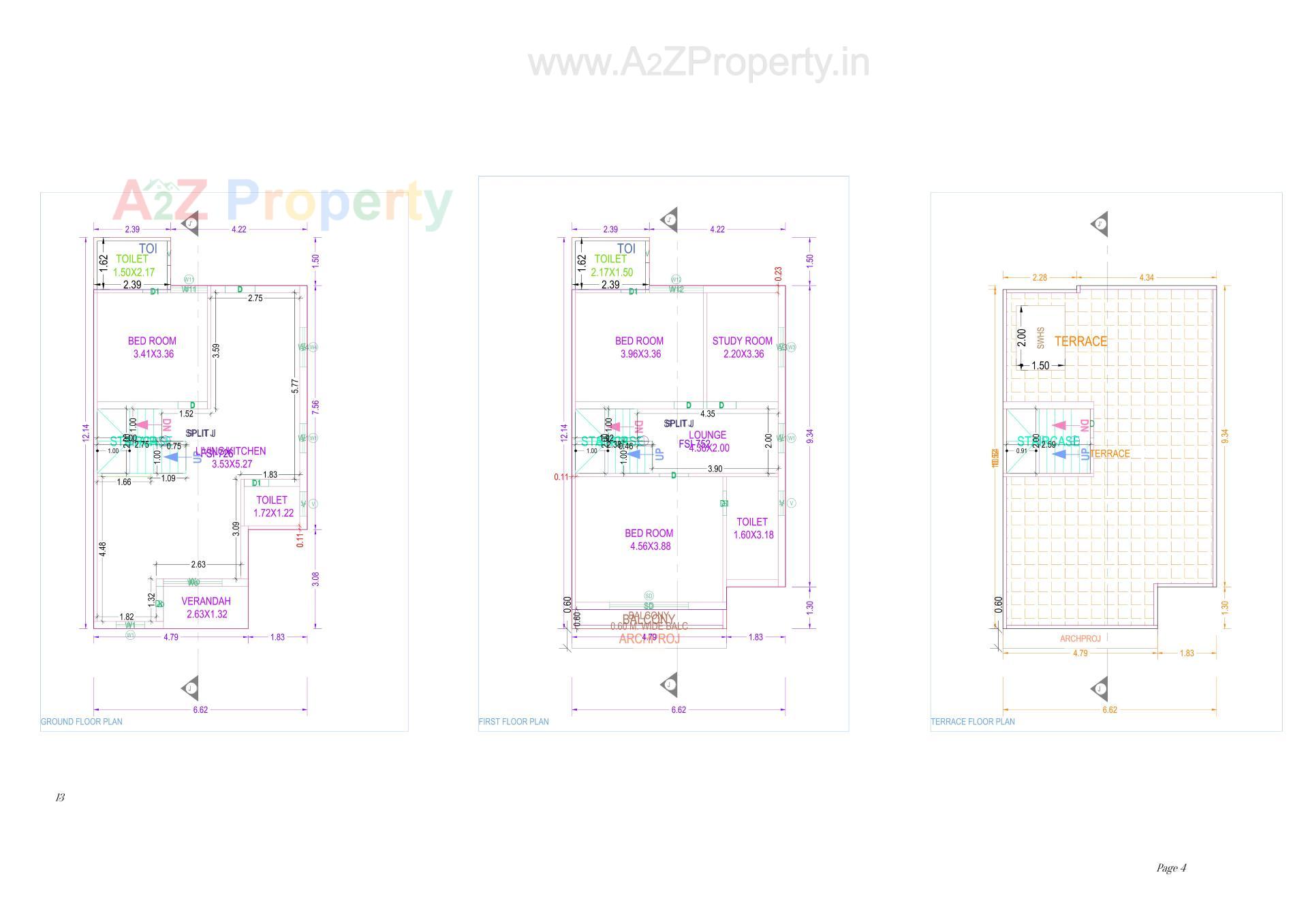 Layout of real estate project Shubh Residency located at Nadiad, Kheda, Gujarat