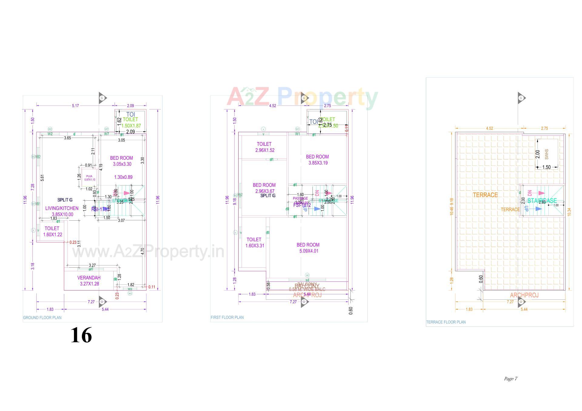 Layout of real estate project Shubh Residency located at Nadiad, Kheda, Gujarat
