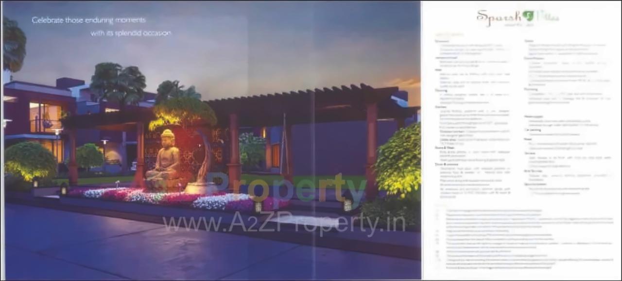 3D Elevation of real estate project Sparsh Villas located at Nadiad, Kheda, Gujarat