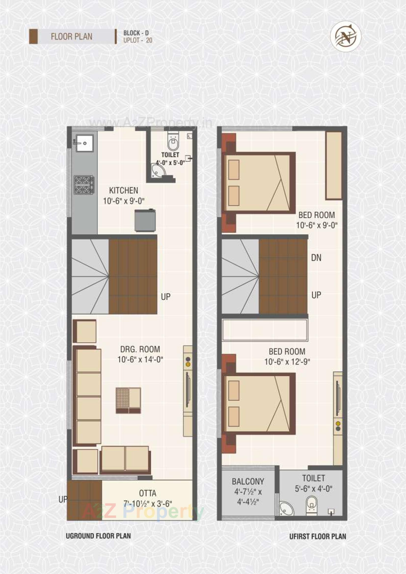 Layout of real estate project Veer Vishwa Residency located at Khatraj, Kheda, Gujarat