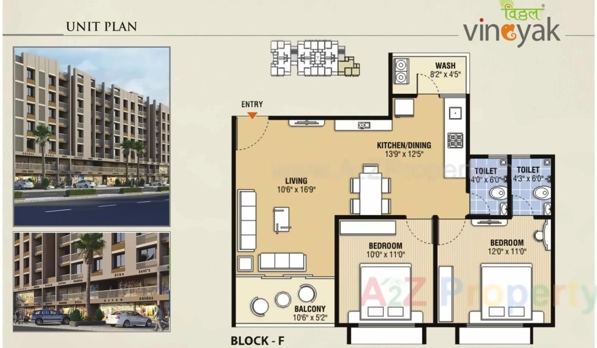 Layout of real estate project Vitthal Vinayak located at Memdavad, Kheda, Gujarat