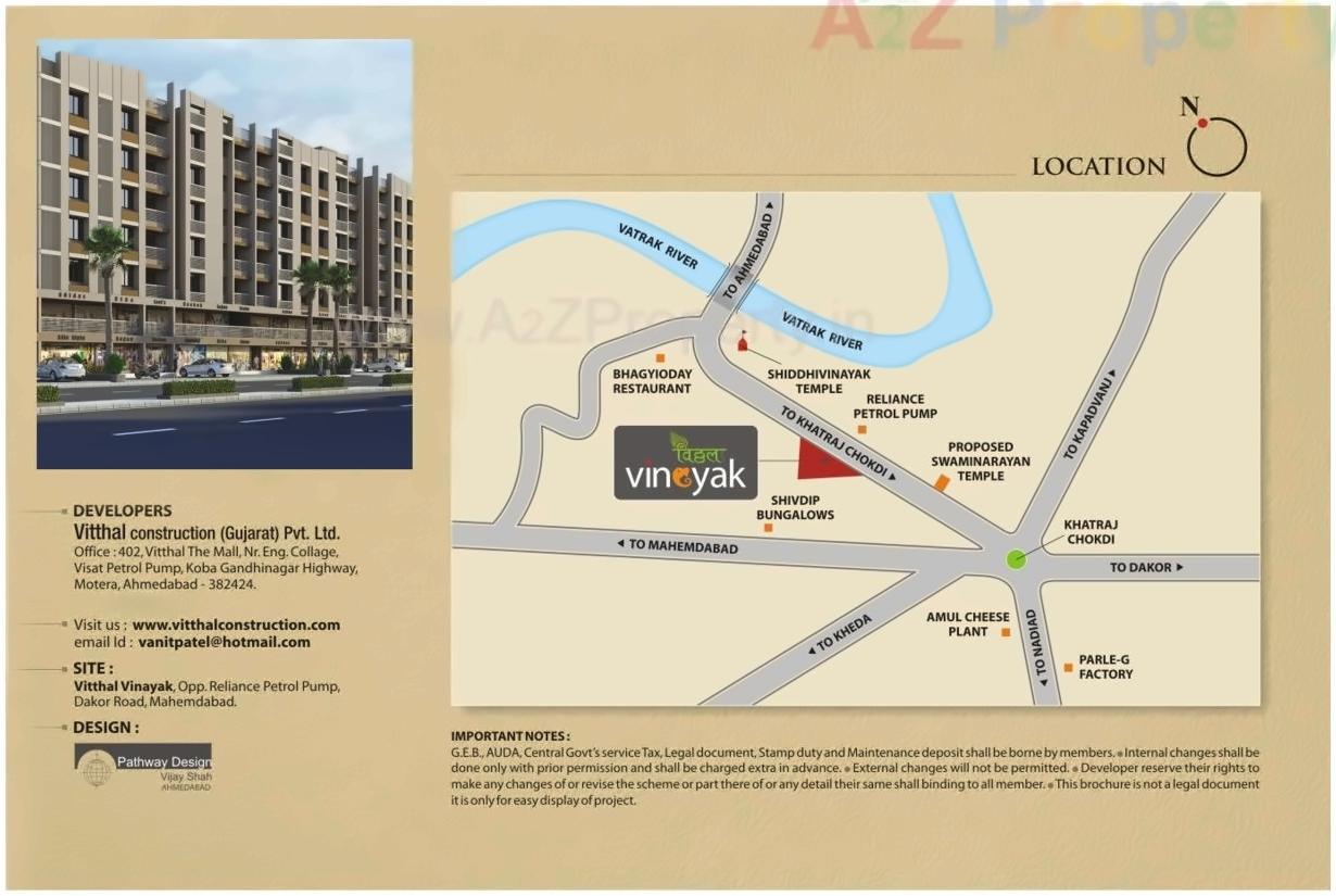  of real estate project Vitthal Vinayak located at Memdavad, Kheda, Gujarat