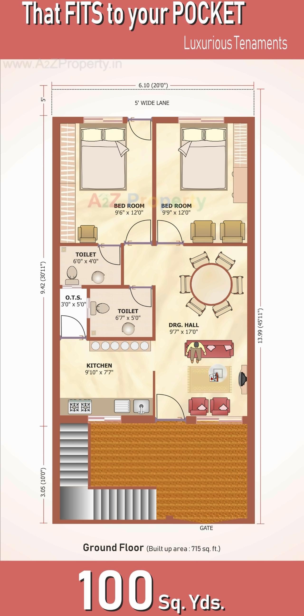  of real estate project Ambaji Nagar 10 located at Varsamedi, Kutch, Gujarat