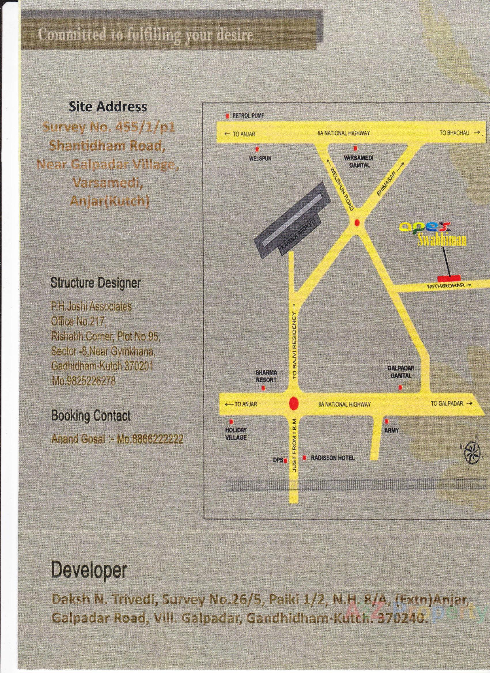 of real estate project Apex Swabhiman located at Varsamedi, Kutch, Gujarat
