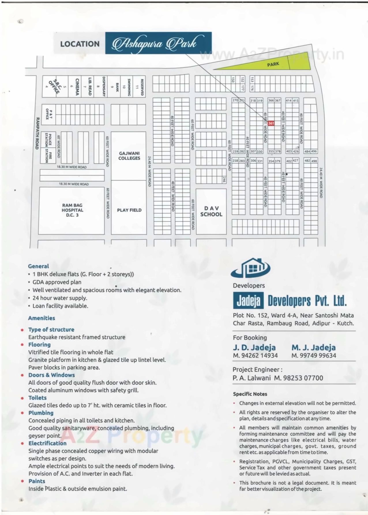  of real estate project Ashapura Park located at Adipur, Kutch, Gujarat
