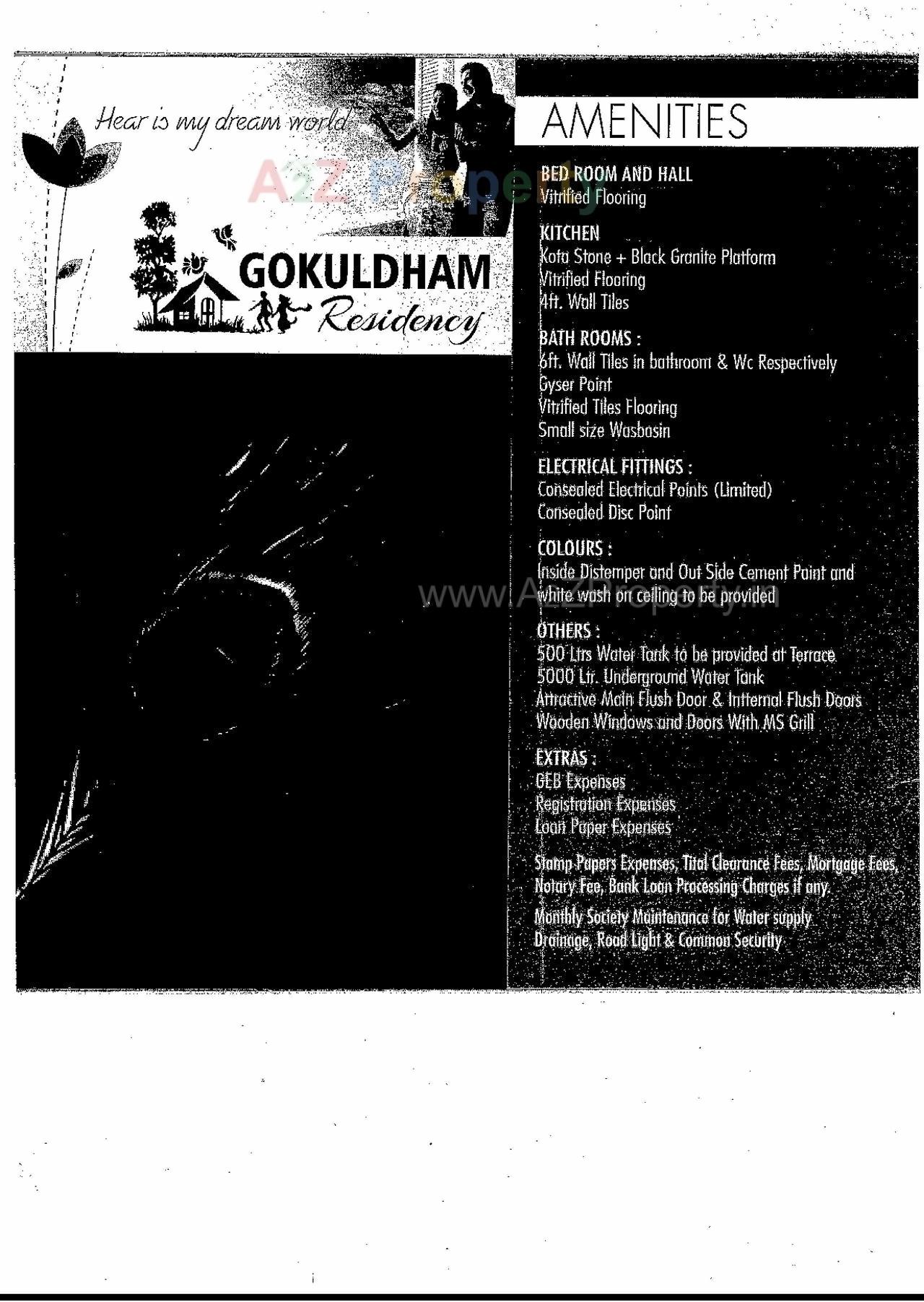  of real estate project Gokuldhaam Residency located at Kumbhardi, Kutch, Gujarat