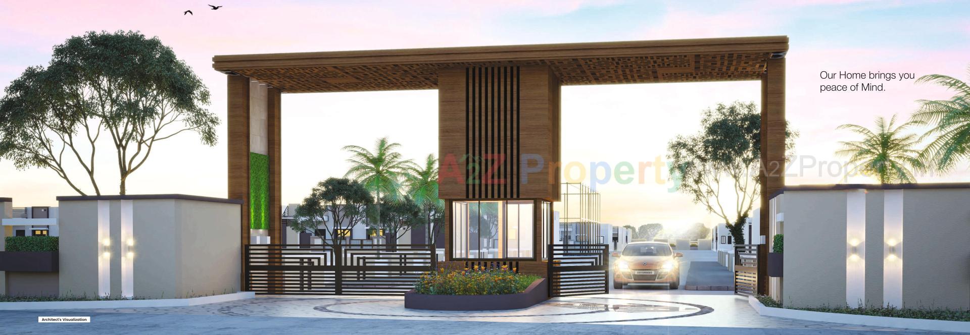 3D Elevation of real estate project Govardhan Hills located at Anjar, Kutch, Gujarat