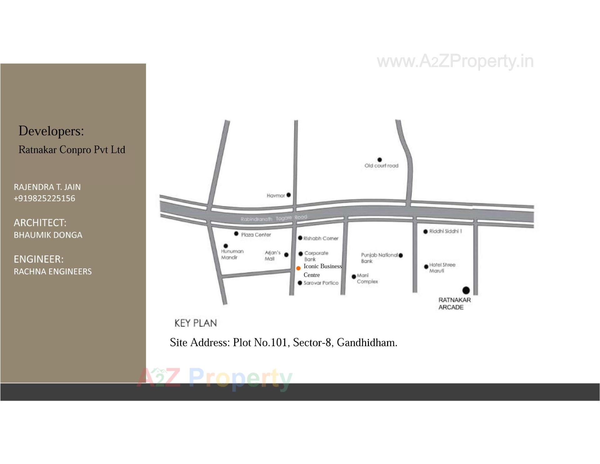  of real estate project Iconic Business Centre located at Gandhidham, Kutch, Gujarat