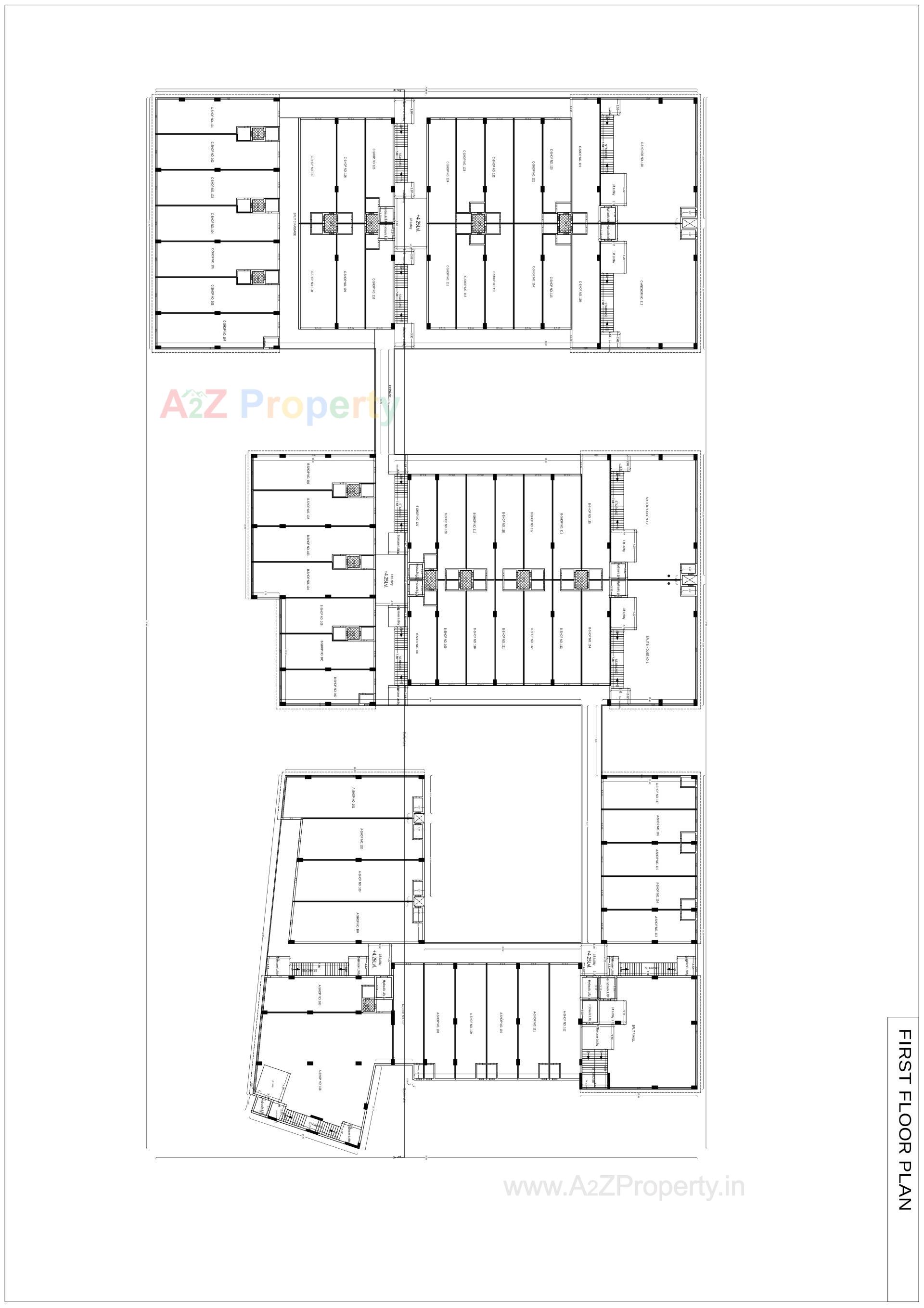 Layout of real estate project Jv Business Park located at Madhapar, Kutch, Gujarat