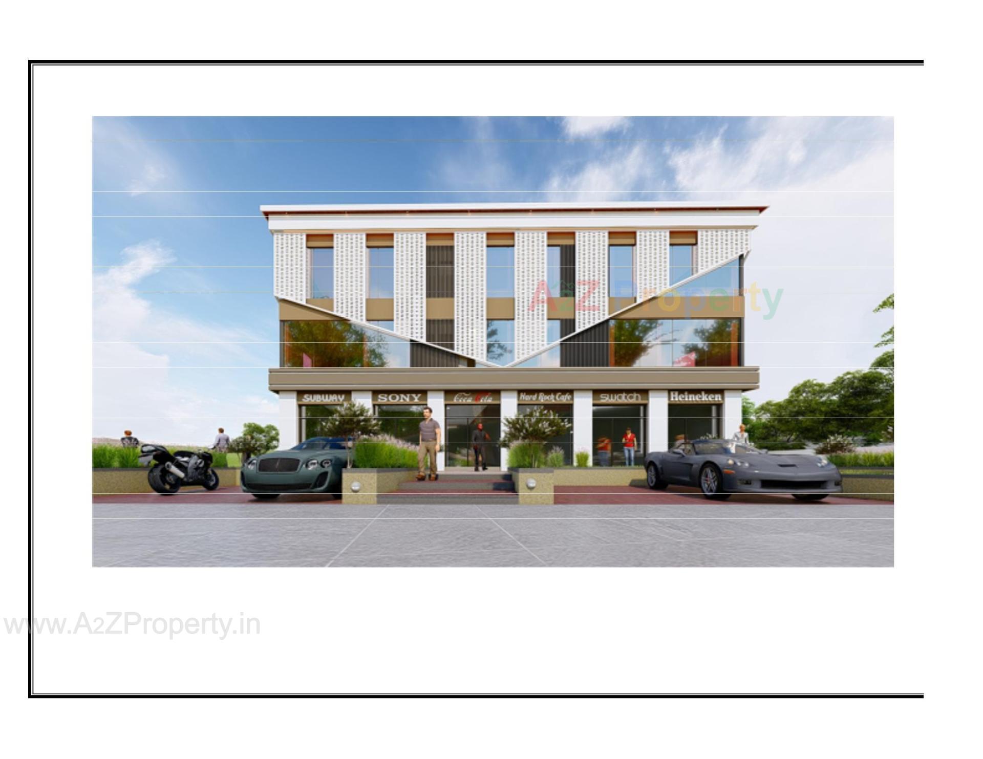 3D Elevation of real estate project Jv Square located at Kutch, Kutch, Gujarat