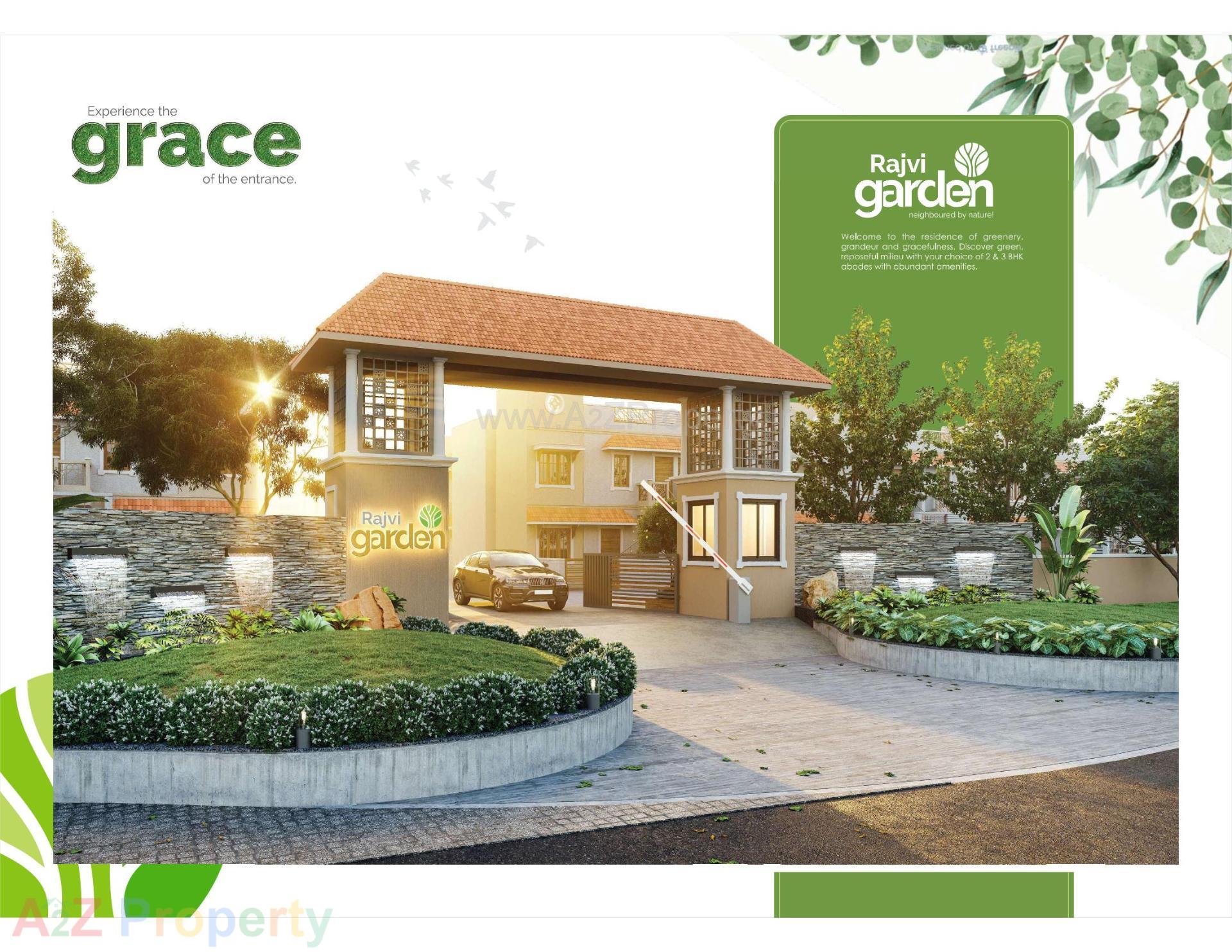 3D Elevation of real estate project Rajvi Garden located at Galpadar, Kutch, Gujarat
