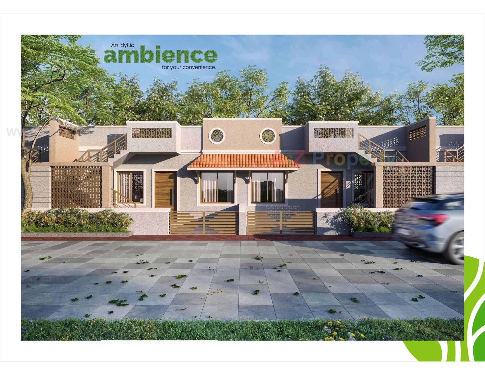 3D Elevation of real estate project Rajvi Garden located at Galpadar, Kutch, Gujarat