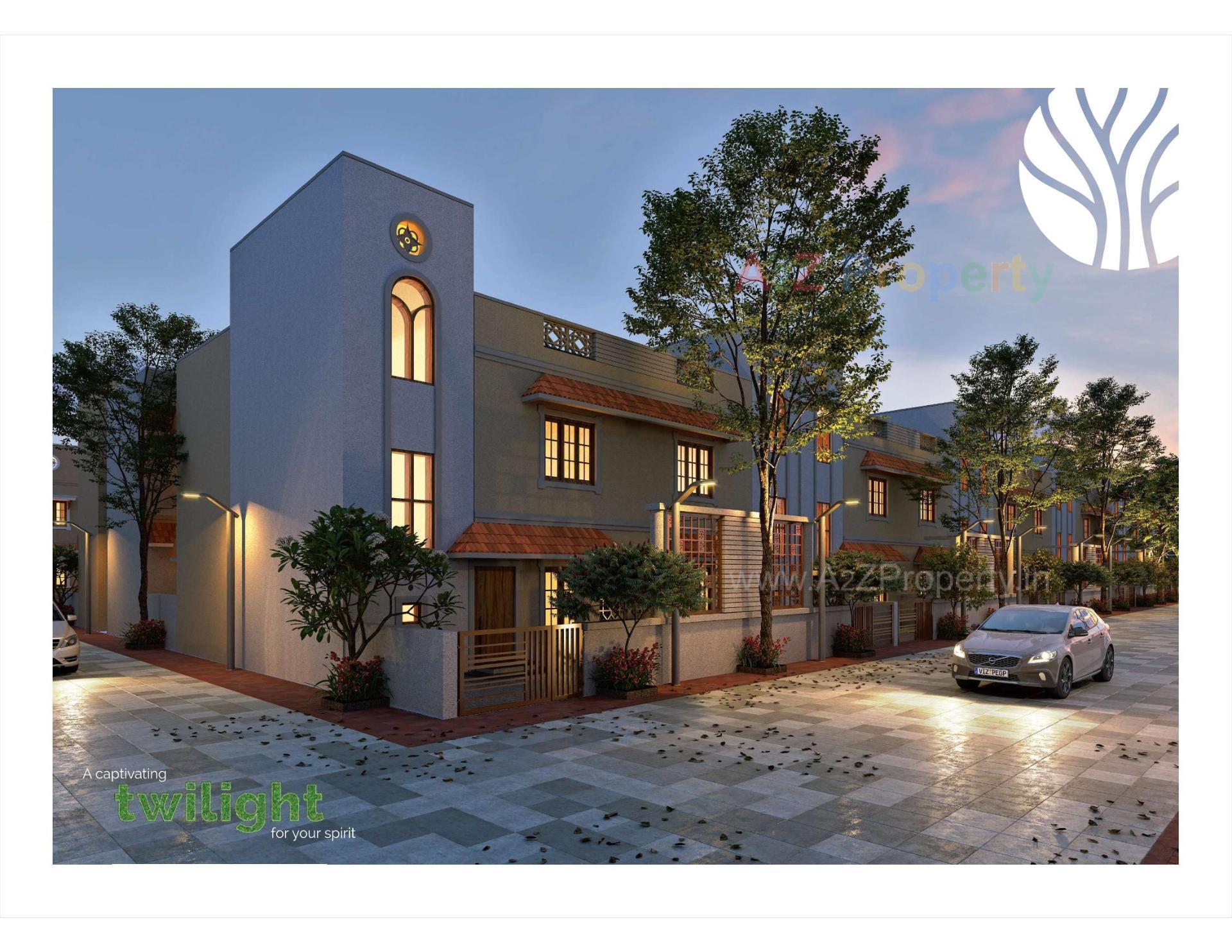 3D Elevation of real estate project Rajvi Garden located at Galpadar, Kutch, Gujarat