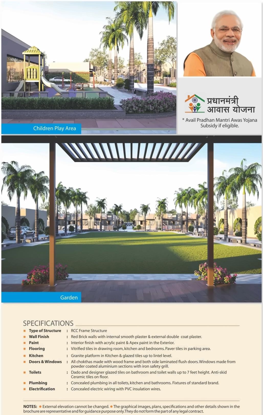  of real estate project Rajvi Park located at Kidana, Kutch, Gujarat