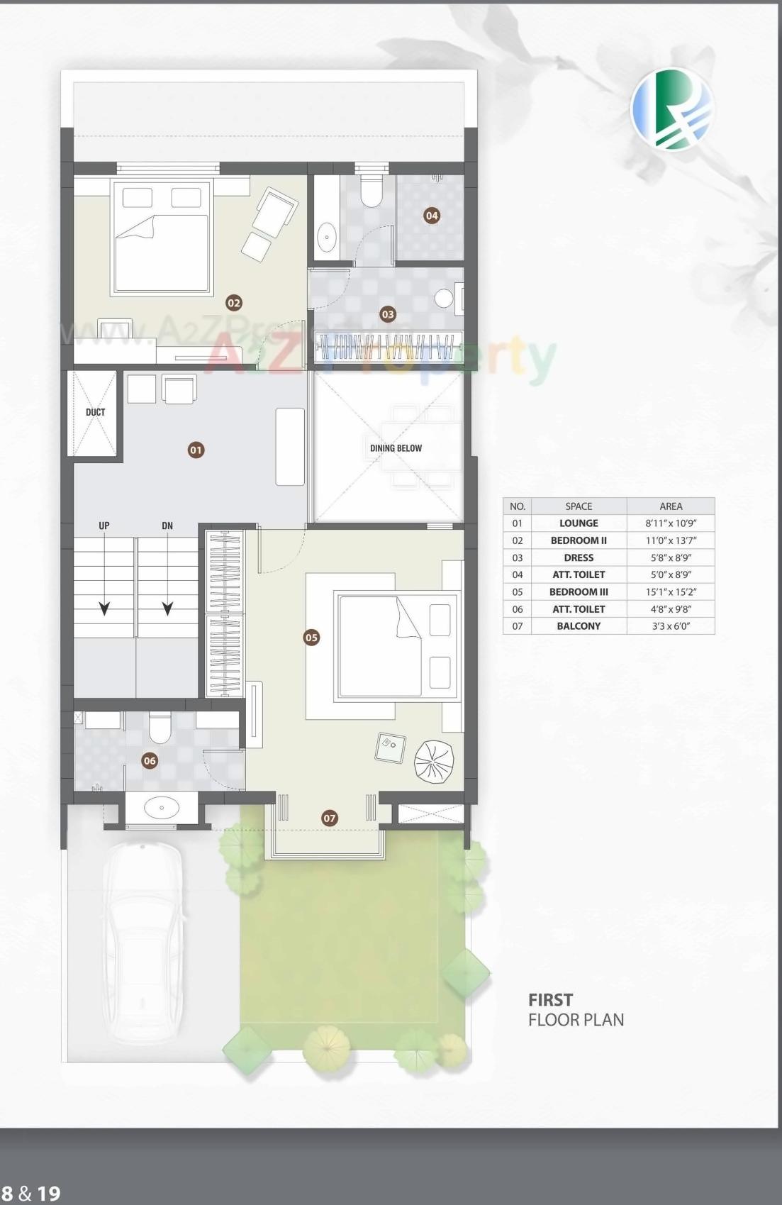 Layout of real estate project Rajvi Residency located at Varsamedi, Kutch, Gujarat