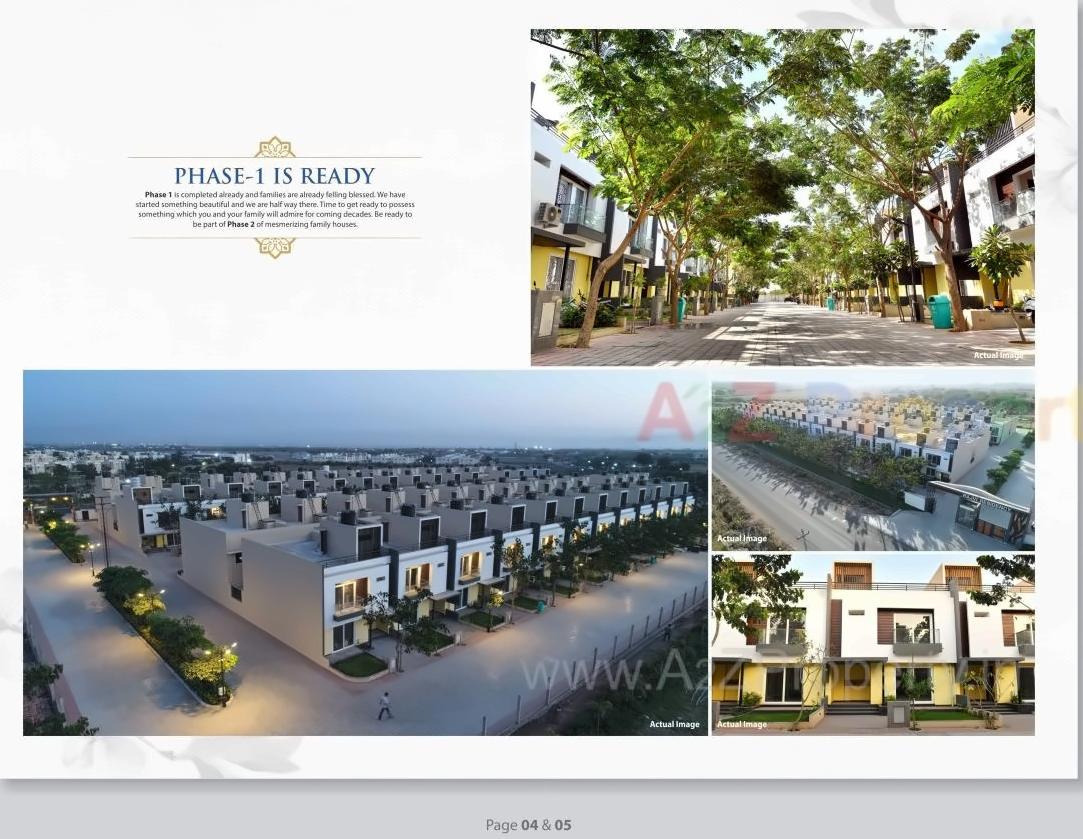 3D Elevation of real estate project Rajvi Residency located at Varsamedi, Kutch, Gujarat