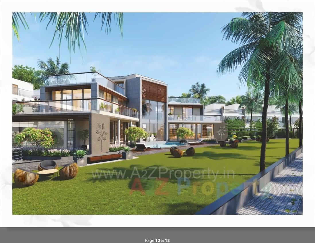 3D Elevation of real estate project Rajvi Residency located at Varsamedi, Kutch, Gujarat