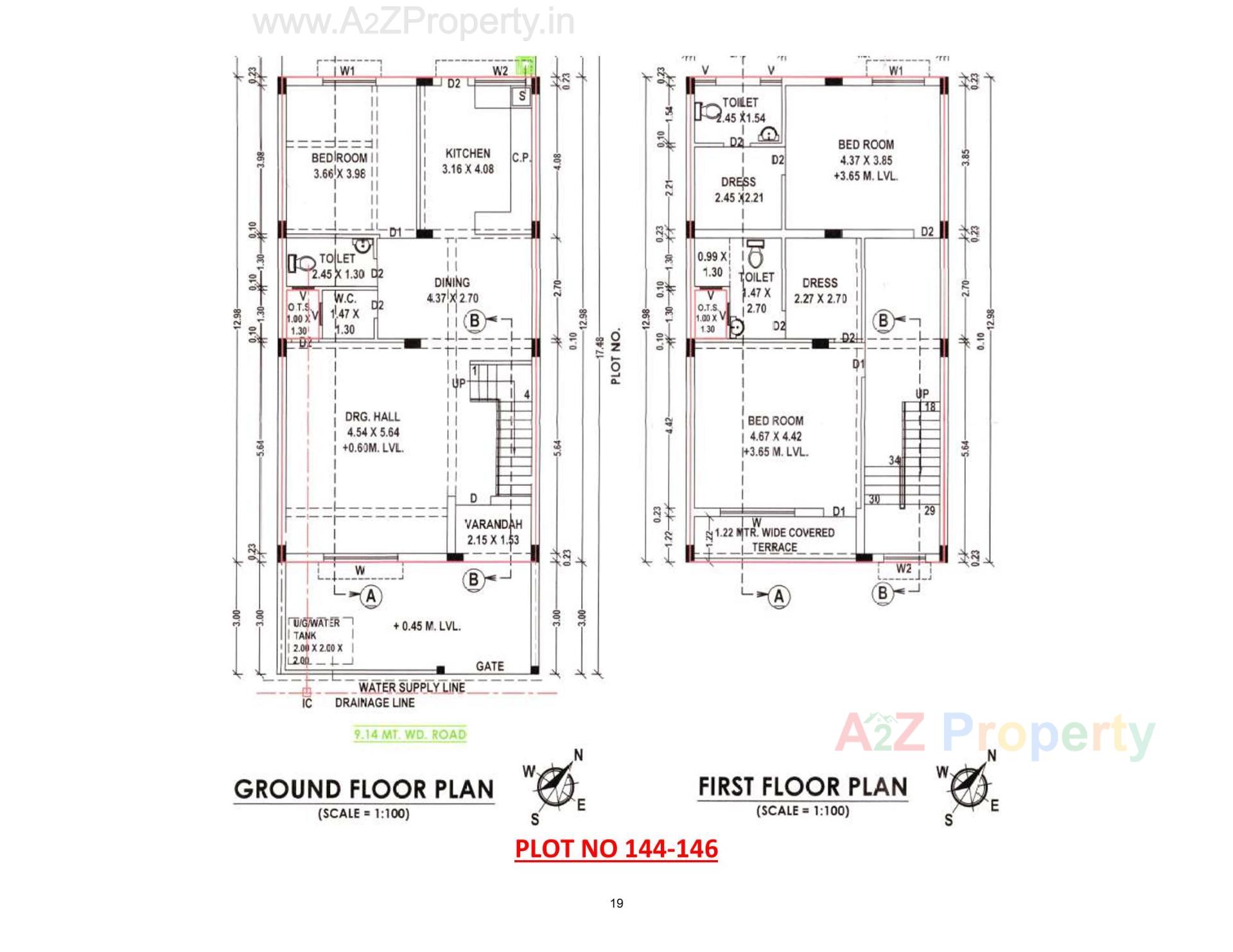 Layout of real estate project Rajvi Residency located at Varsamedi, Kutch, Gujarat