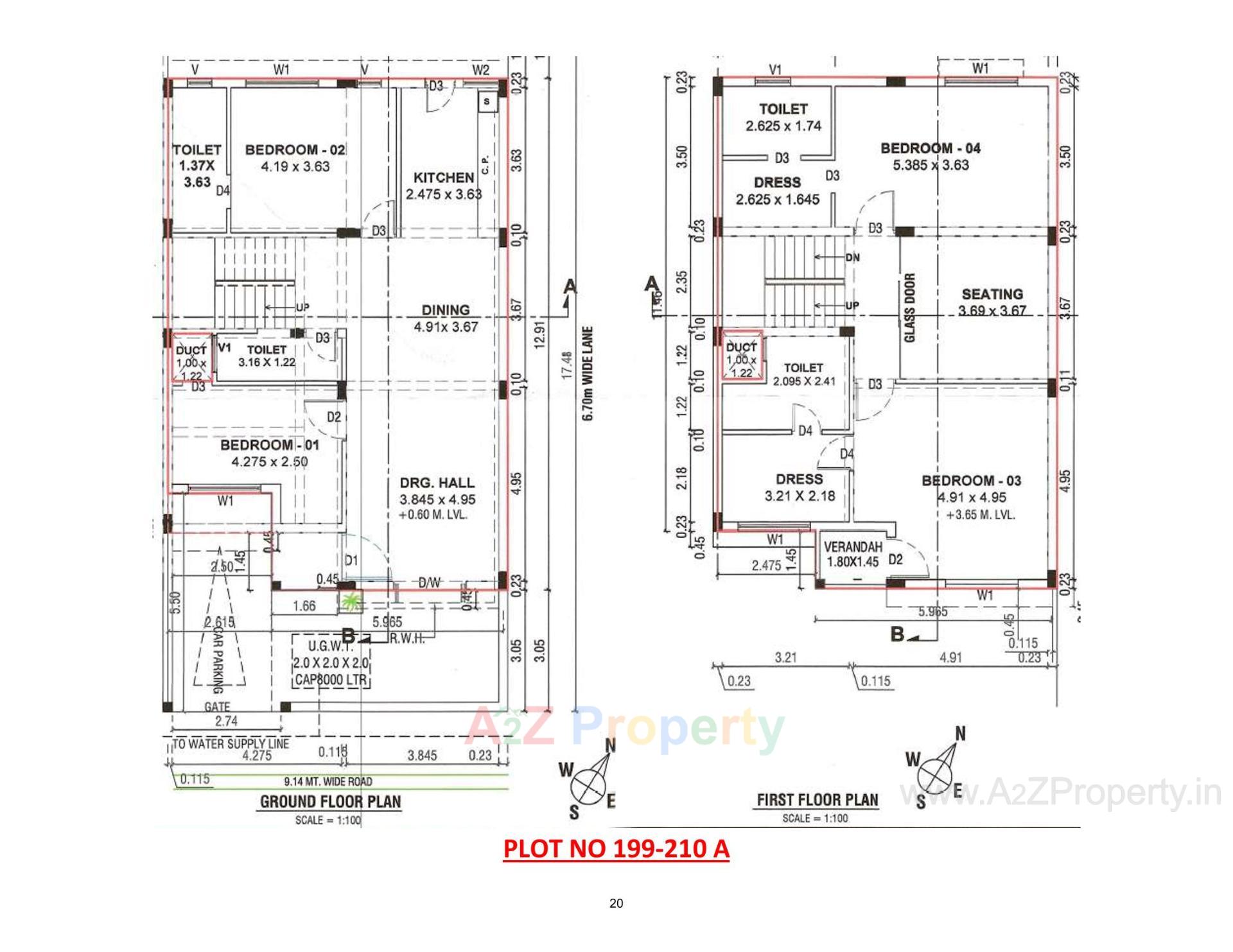 Layout of real estate project Rajvi Residency located at Varsamedi, Kutch, Gujarat