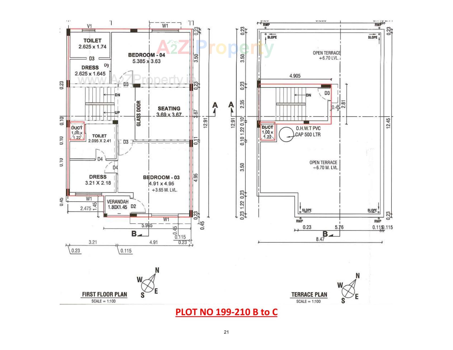 Layout of real estate project Rajvi Residency located at Varsamedi, Kutch, Gujarat