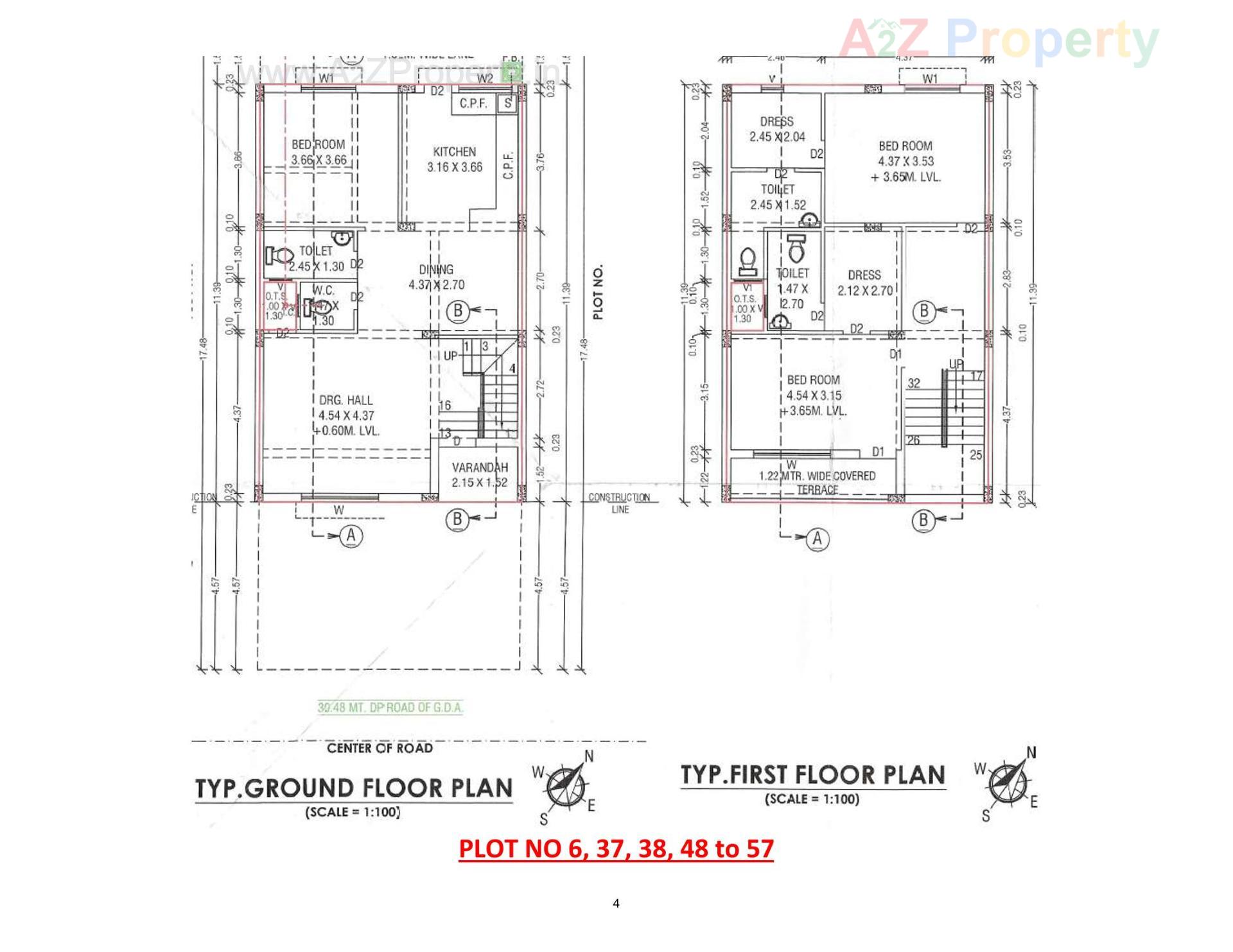 Layout of real estate project Rajvi Residency located at Varsamedi, Kutch, Gujarat