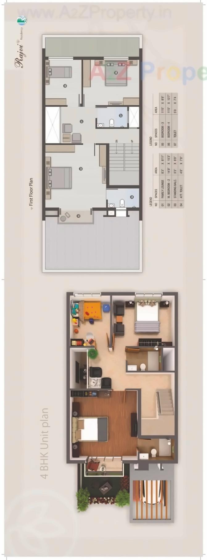 Layout of real estate project Rajvi Residency located at Varsamedi, Kutch, Gujarat