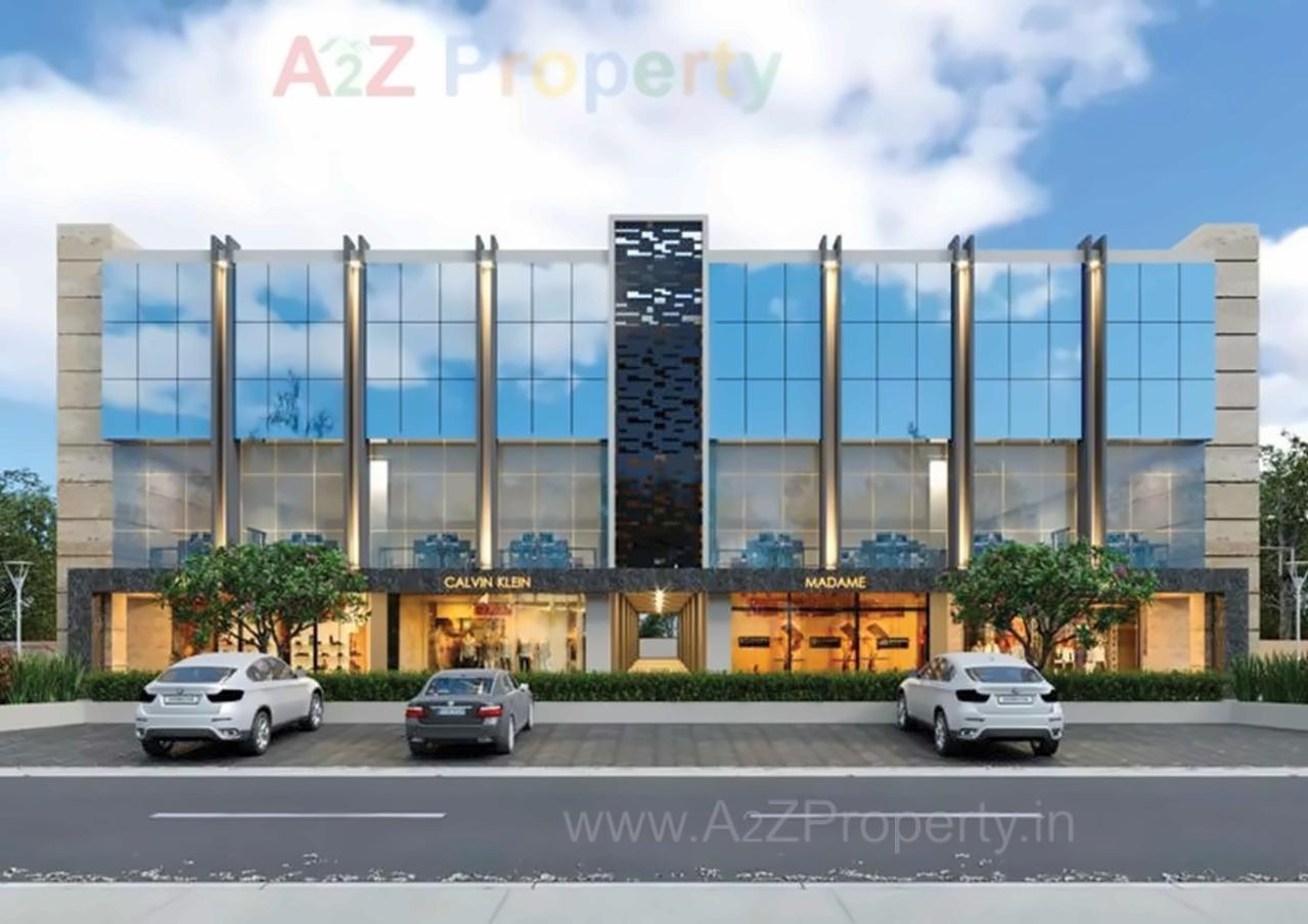 3D Elevation of real estate project Rishabh Arcade located at Kutch, Kutch, Gujarat