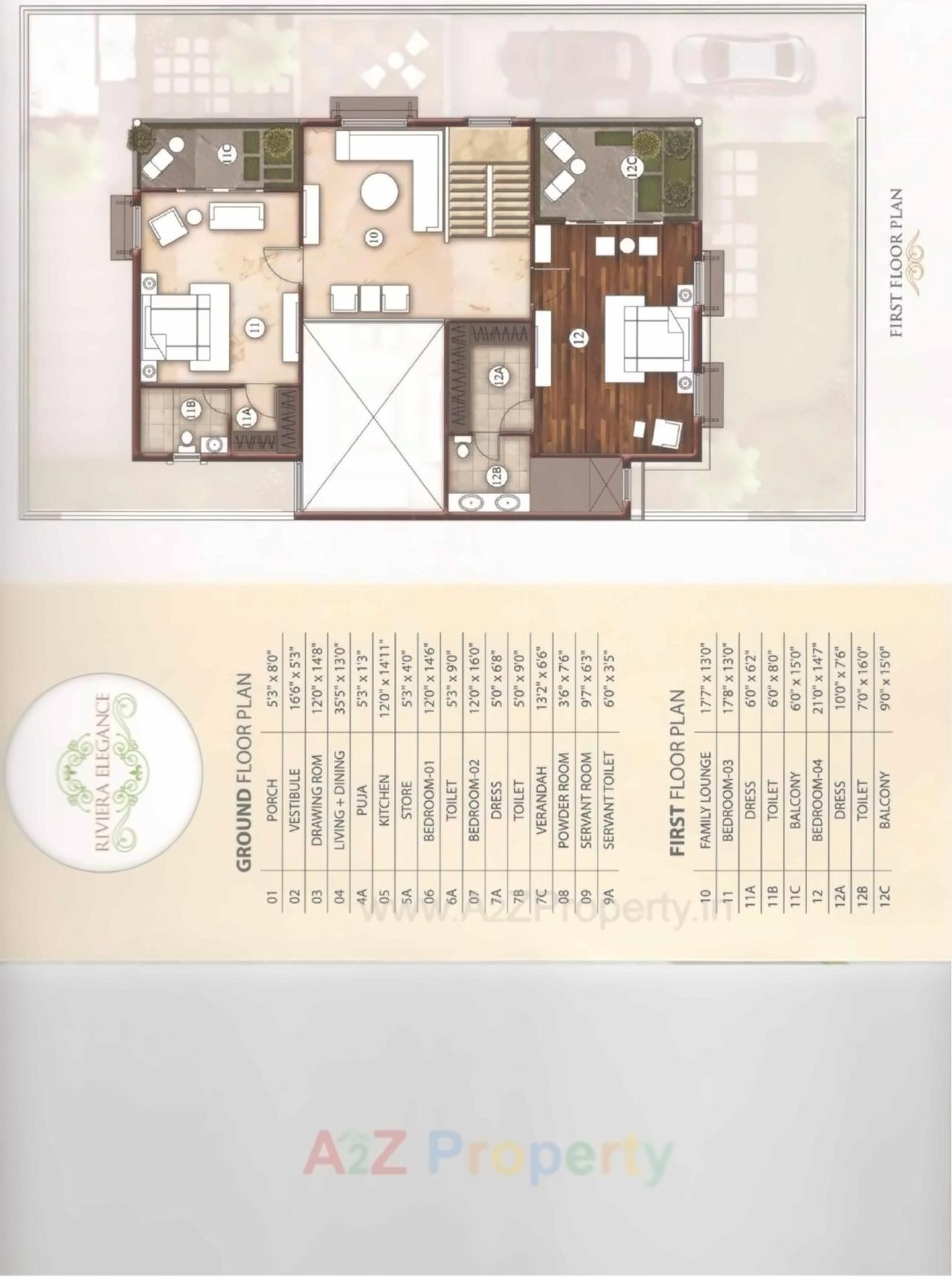 Layout of real estate project Riviera Elegance Bungalows located at Varsamedi, Kutch, Gujarat