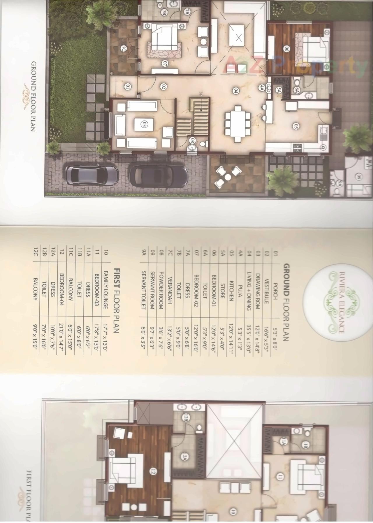 Layout of real estate project Riviera Elegance Ii located at Varsamedi, Kutch, Gujarat
