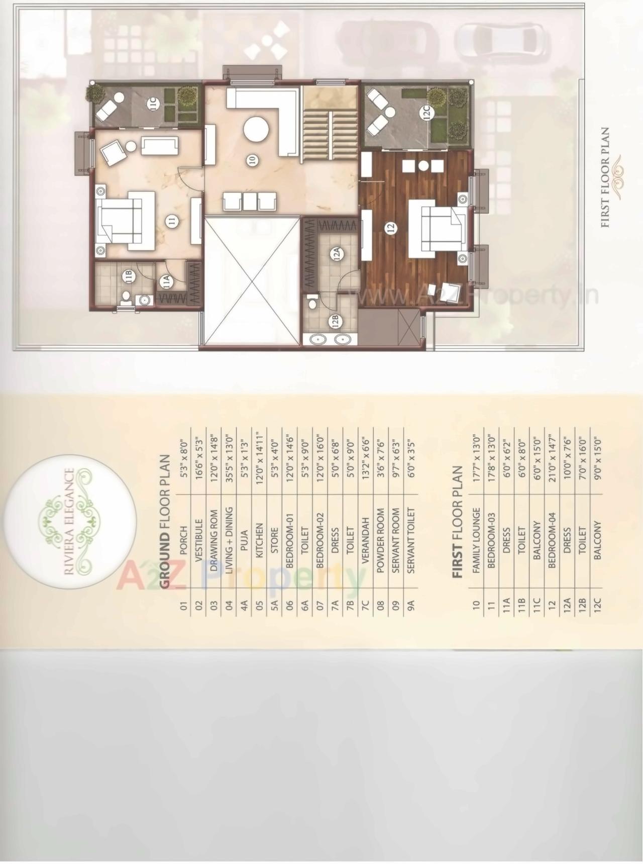 Layout of real estate project Riviera Elegance Ii located at Varsamedi, Kutch, Gujarat
