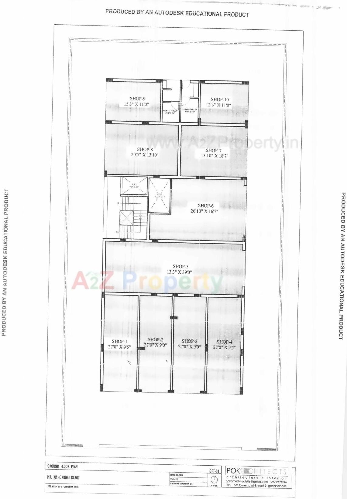 Layout of real estate project Samarpan Ii located at Gandhidham, Kutch, Gujarat