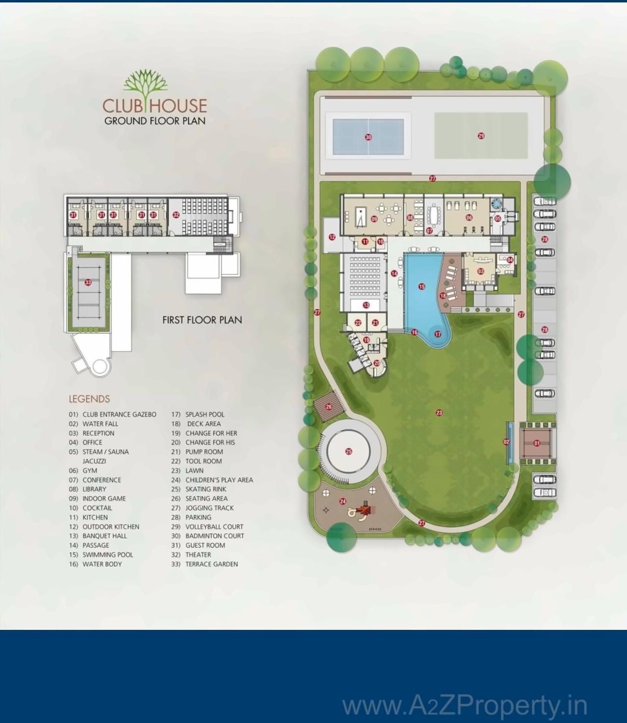 Layout of real estate project Sandalwood Villa located at Mirzapar, Kutch, Gujarat