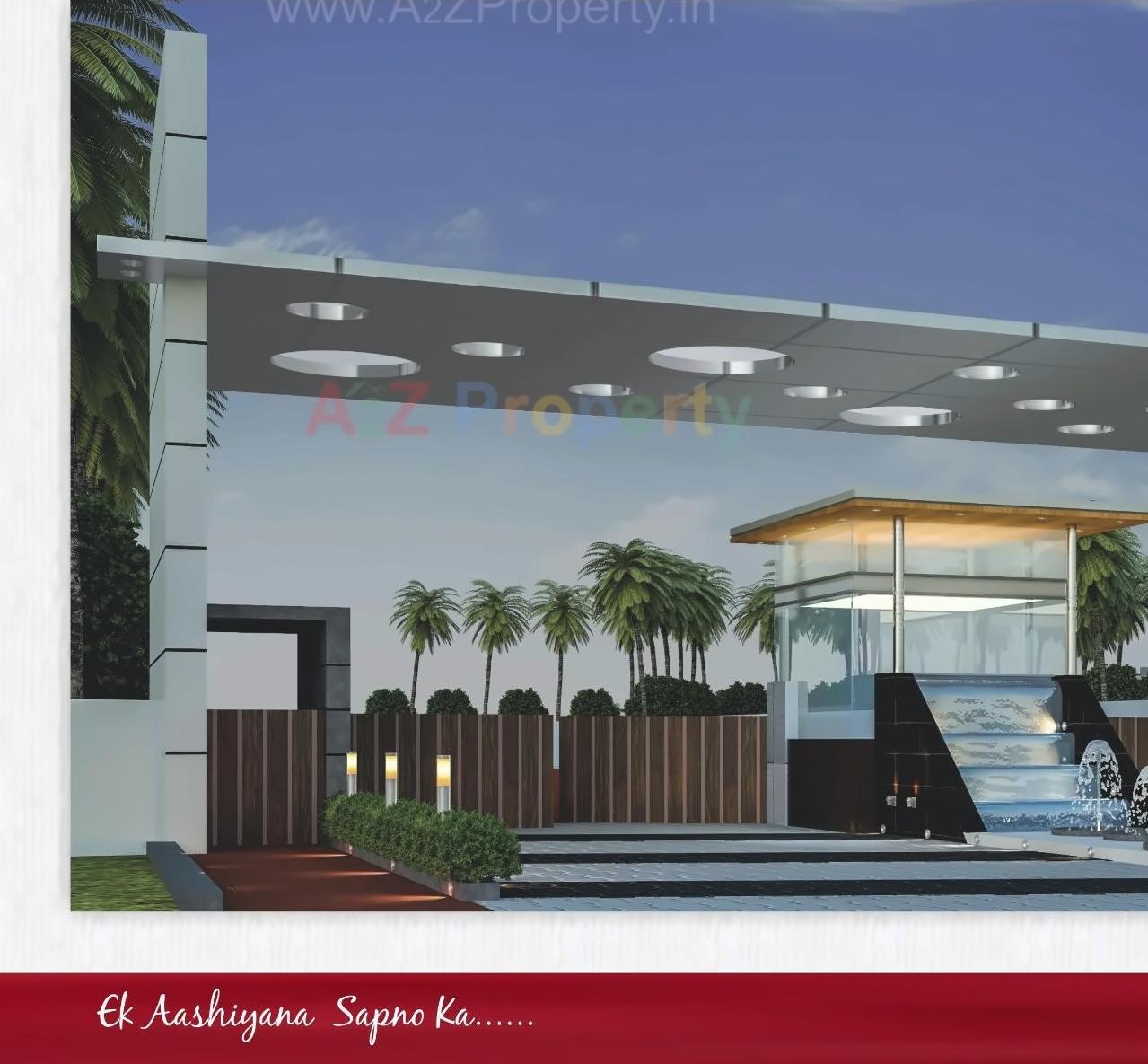 3D Elevation of real estate project Sanghvi Homes located at Anjar, Kutch, Gujarat