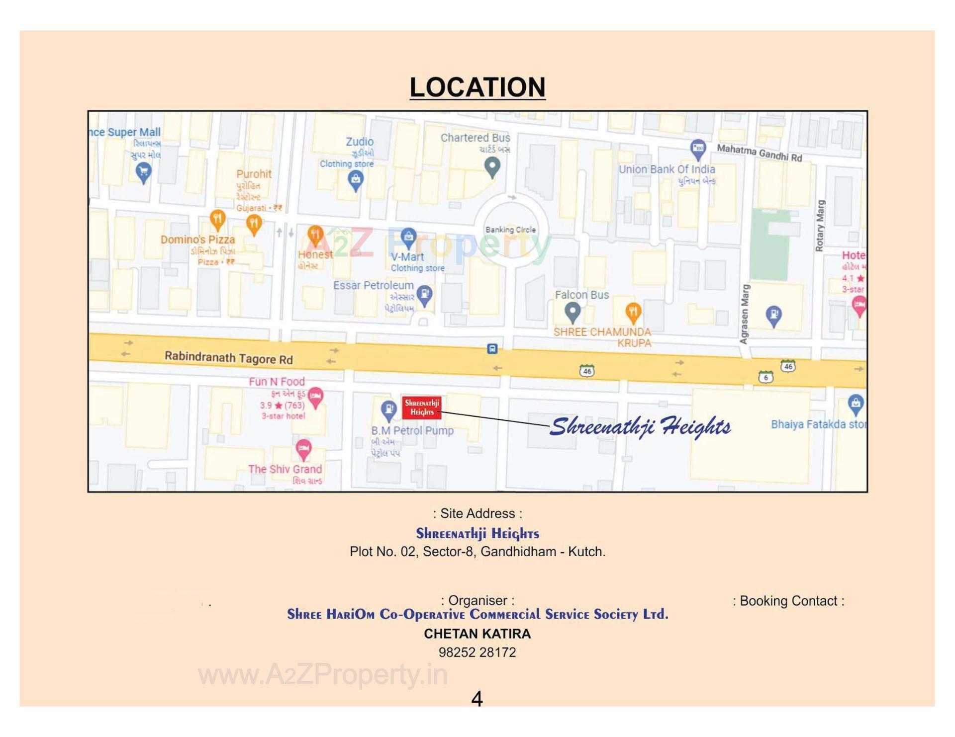  of real estate project Shreenathji Heights located at Gandhidham, Kutch, Gujarat