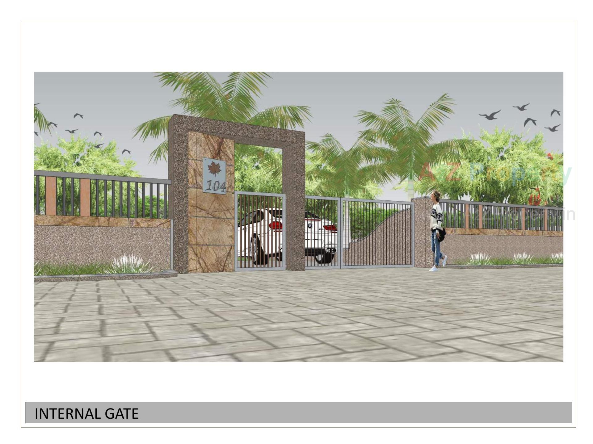 3D Elevation of real estate project Trivak City Square located at Anjar, Kutch, Gujarat