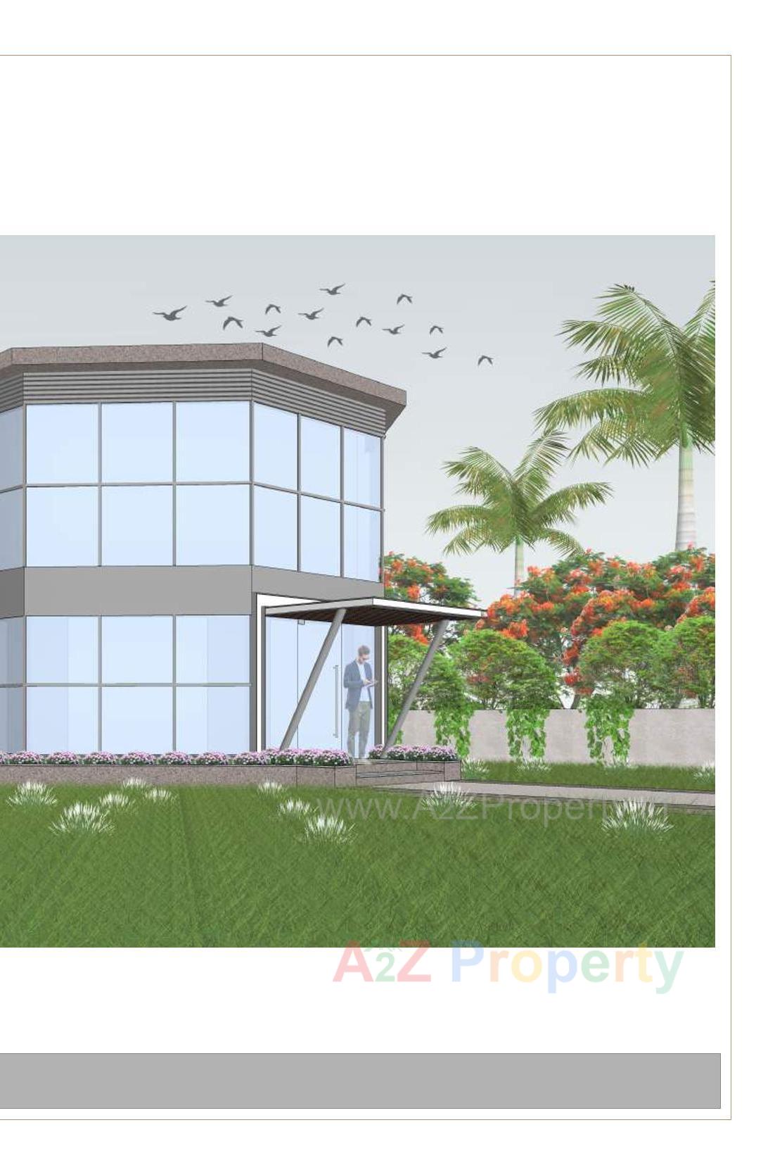 3D Elevation of real estate project Trivak City Square located at Anjar, Kutch, Gujarat