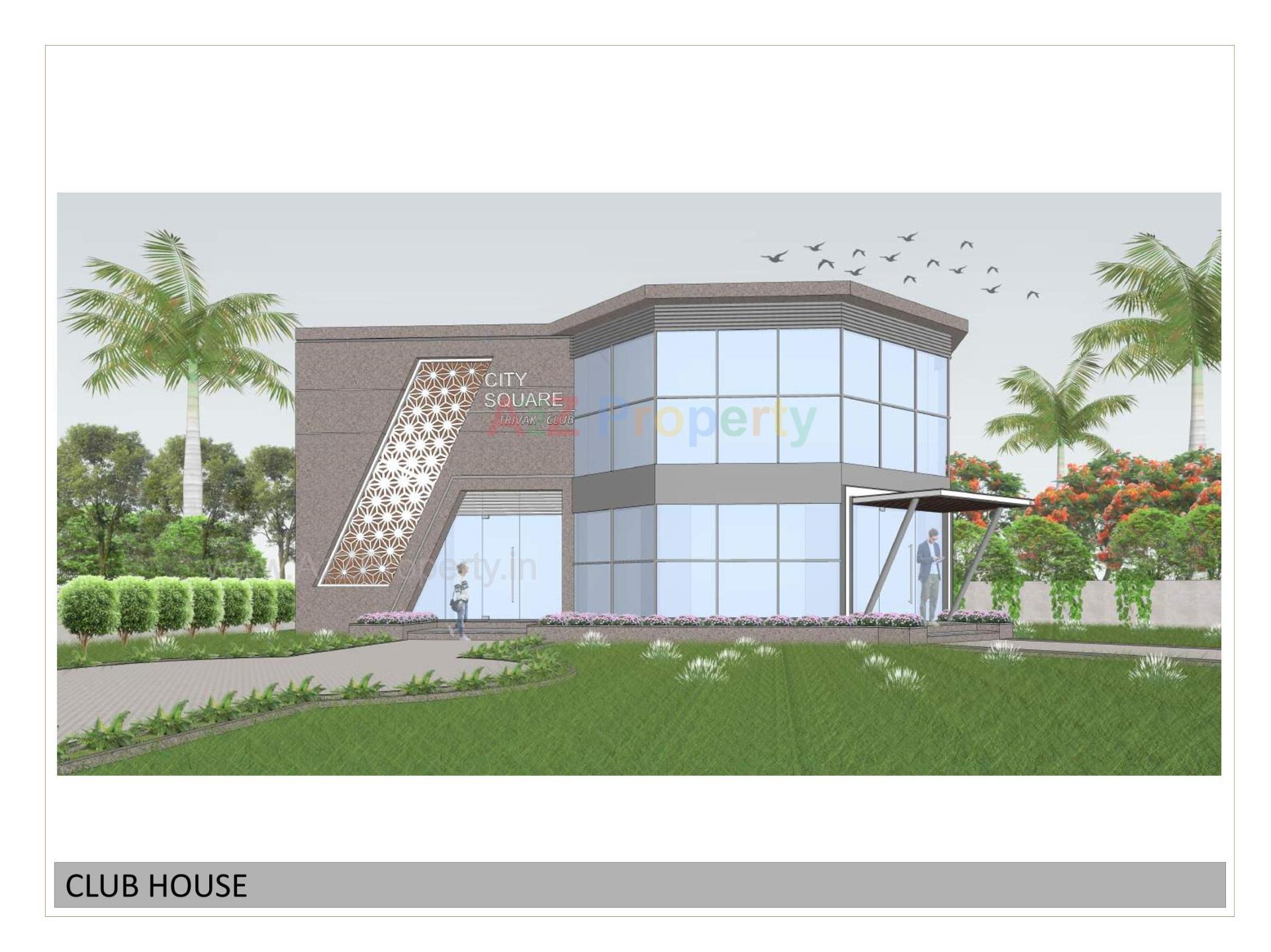 3D Elevation of real estate project Trivak City Square located at Anjar, Kutch, Gujarat