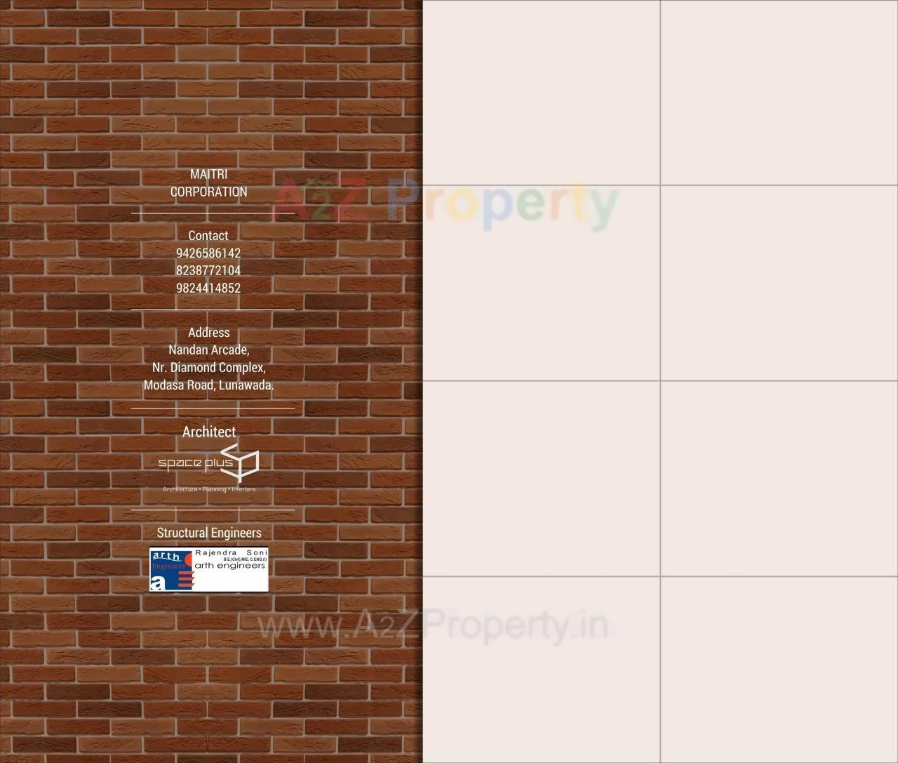  of real estate project Nandan Arcade located at Lunavada, Mahisagar, Gujarat