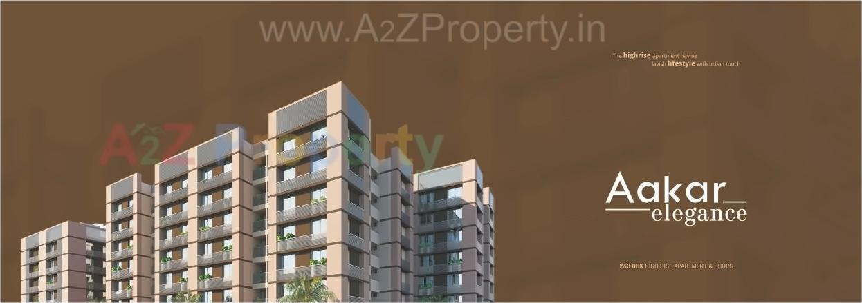 3D Elevation of real estate project Aakar Elegance located at Nagalpur, Mehsana, Gujarat