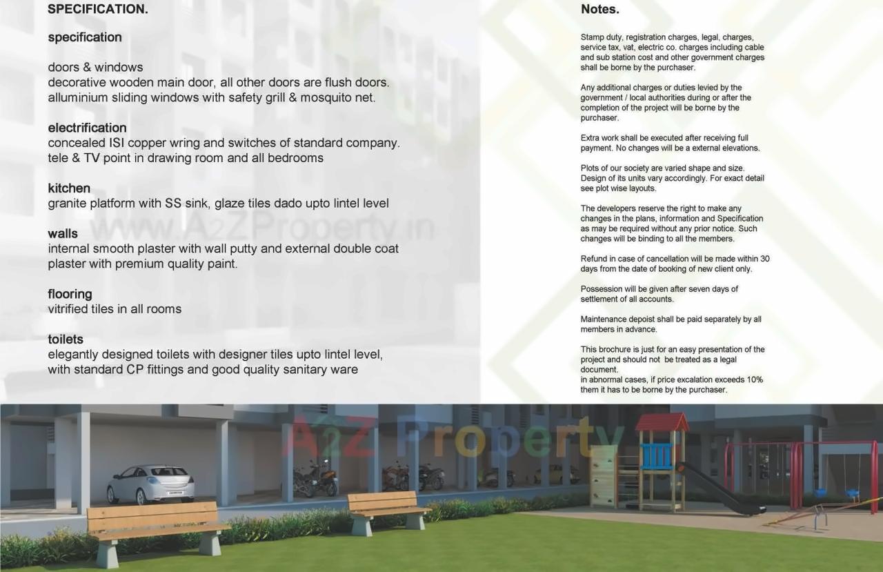  of real estate project Aarush Heights located at Nagalpur, Mehsana, Gujarat