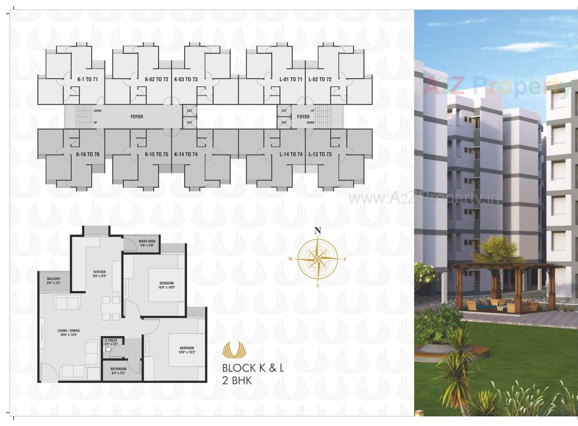 Layout of real estate project Aarush Heights located at Mehsana, Mehsana, Gujarat