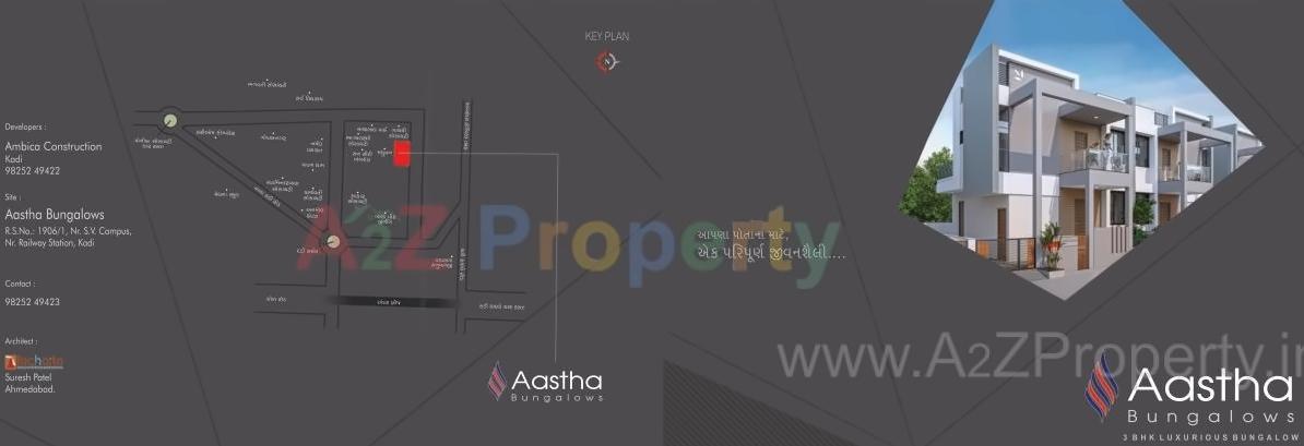 of real estate project Aastha Bungalows located at Kadi, Mehsana, Gujarat