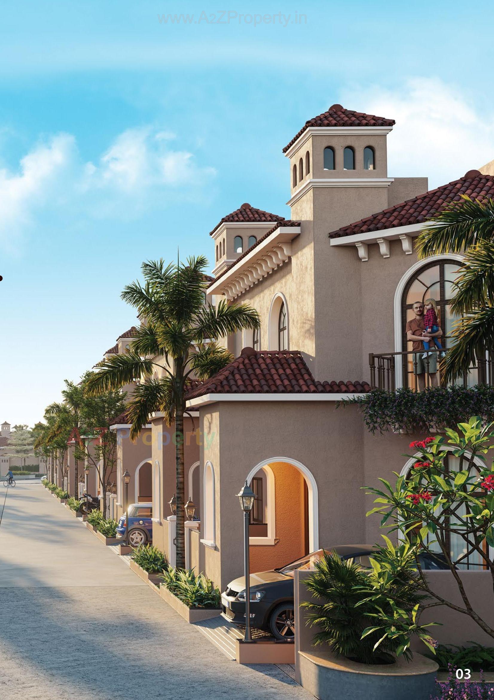 3D Elevation of real estate project Aksharvilla Residency located at Mehsana, Mehsana, Gujarat